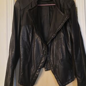 Akira faux leather jacket